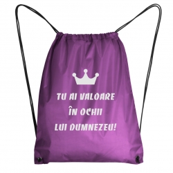 Rucsac mov, Tu ai valoare in ochii lui Dumnezeu!